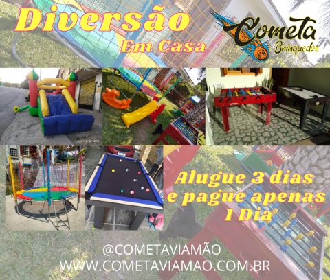 Cometa Viamão - Aluguel de Brinquedos / Decoração e Alimentação